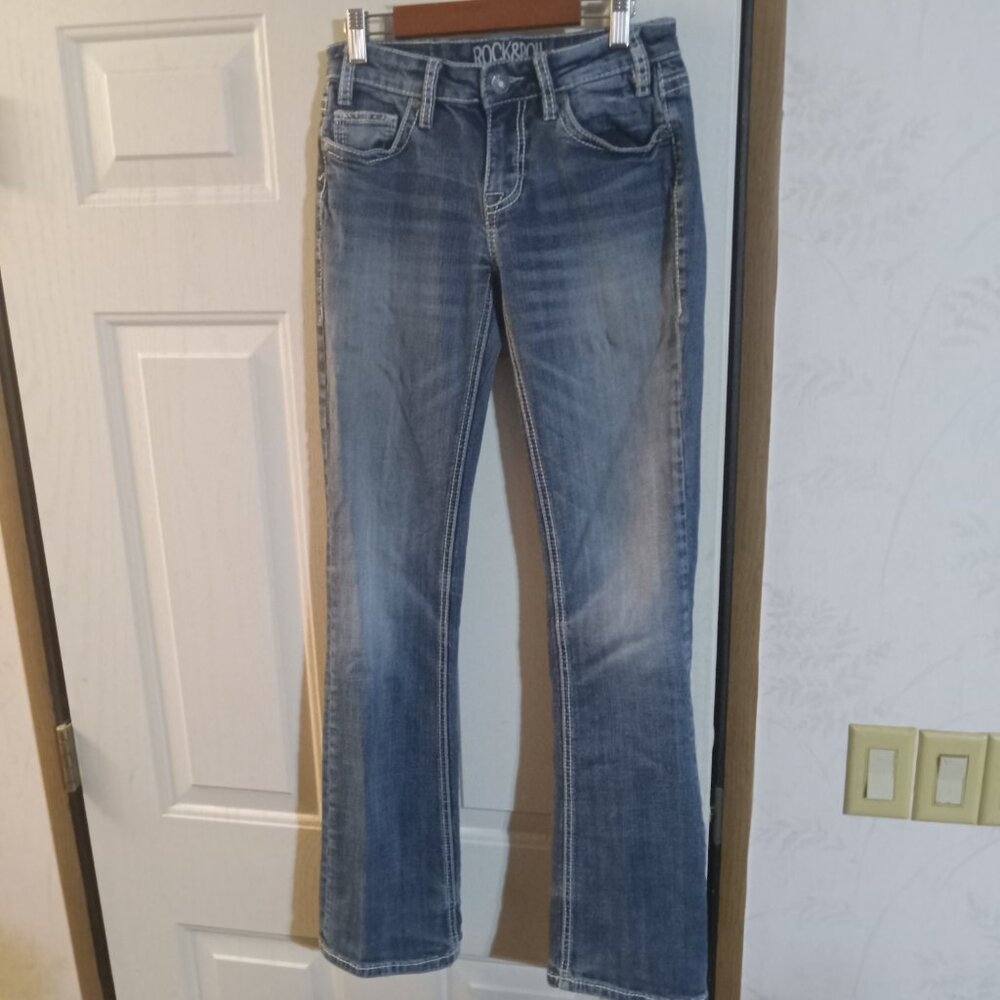 Rock & Roll Denim Women's Riding Jeans 24x34 WPL6008 - Picture 4 of 9